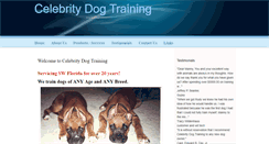 Desktop Screenshot of celebritydogtraining.com