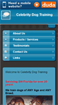 Mobile Screenshot of celebritydogtraining.com
